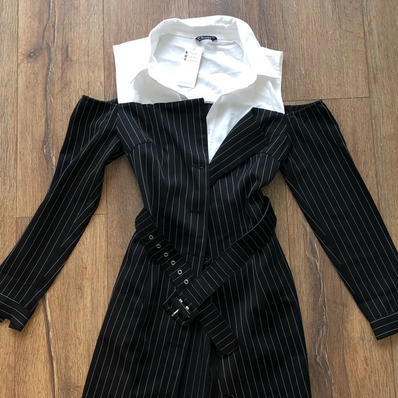 Pinstripe Dress - Picture 2 of 4